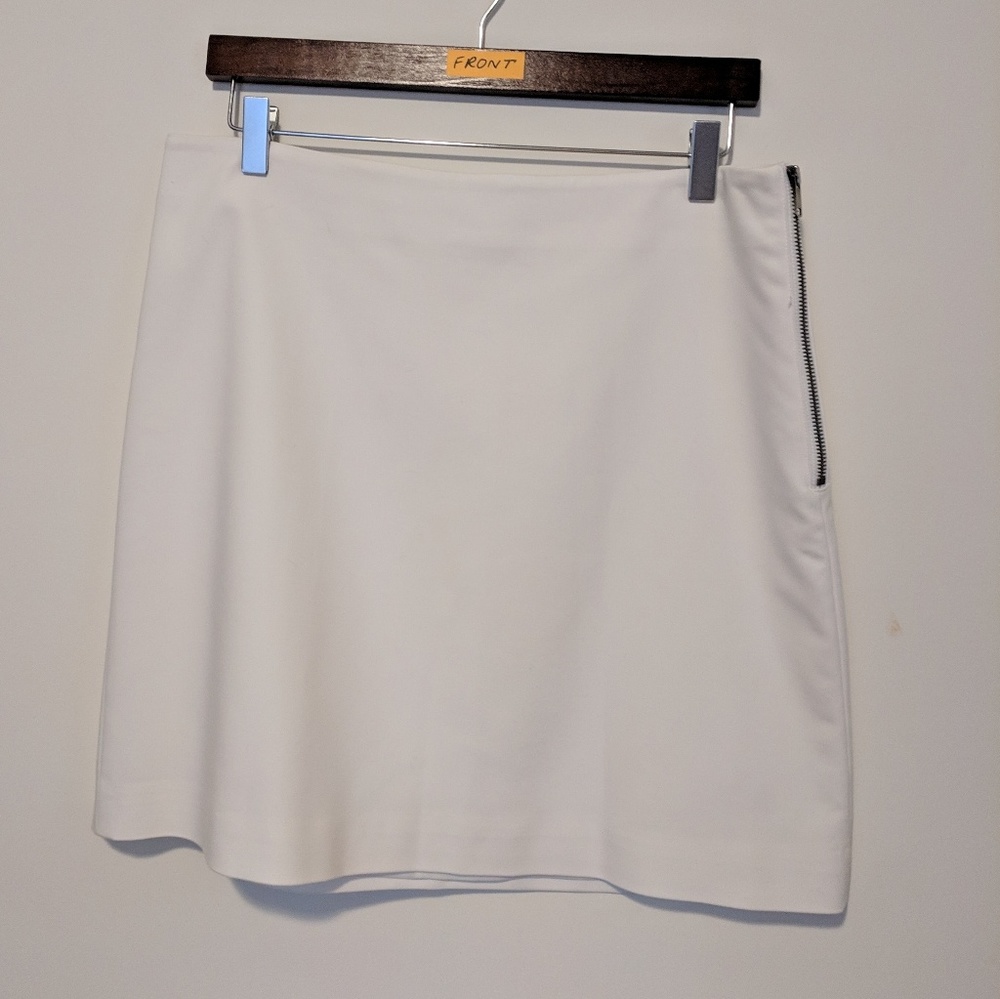 LAST DAY ⭐Ann Taylor White A-line Skirt - Picture 1 of 7